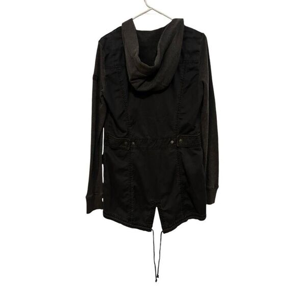 Abercrombie Spacedye Gray Black Contrast Utility military Size M - Picture 6 of 14